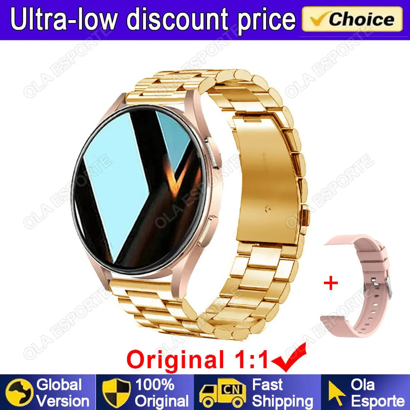 2024 New Bluetooth Call Smart Watch 6 Pro - Heart Rate Monitor, Custom Dials, Sports Smartwatch for Men & Women, Health Tracking & Fitness Features.