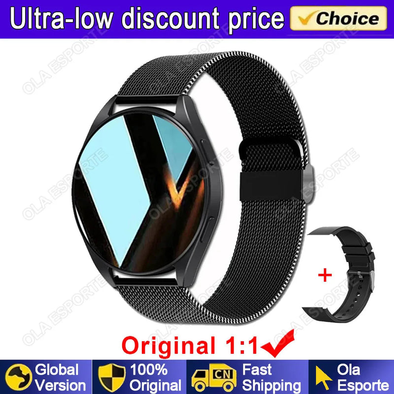 2024 New Bluetooth Call Smart Watch 6 Pro - Heart Rate Monitor, Custom Dials, Sports Smartwatch for Men & Women, Health Tracking & Fitness Features.