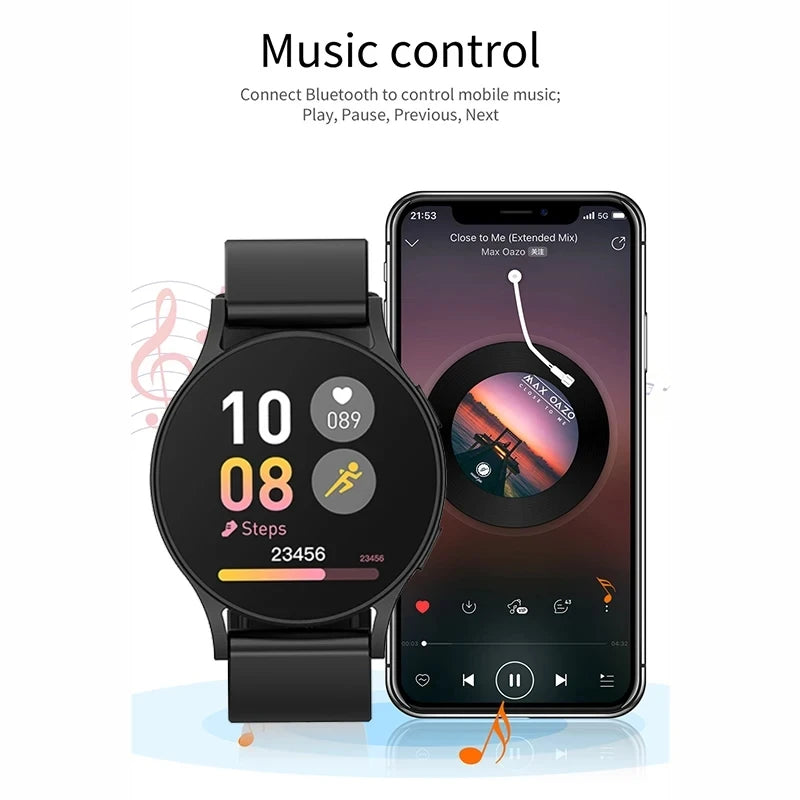 2024 New Bluetooth Call Smart Watch 6 Pro - Heart Rate Monitor, Custom Dials, Sports Smartwatch for Men & Women, Health Tracking & Fitness Features.