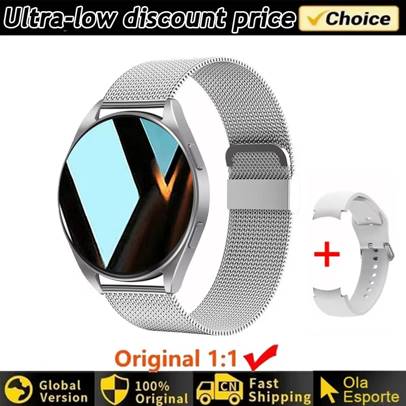 2024 New Bluetooth Call Smart Watch 6 Pro - Heart Rate Monitor, Customizable Dials, Fitness Tracker, Health Monitoring Smartwatch for Men & Women