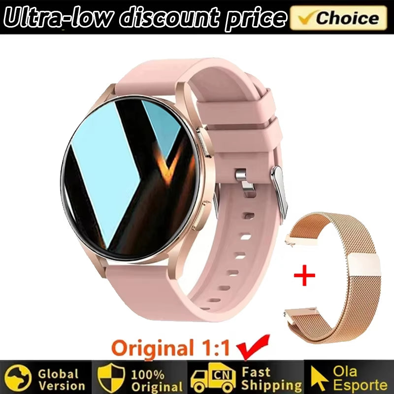 2024 New Bluetooth Call Smart Watch 6 Pro - Heart Rate Monitor, Customizable Dials, Fitness Tracker, Health Monitoring Smartwatch for Men & Women