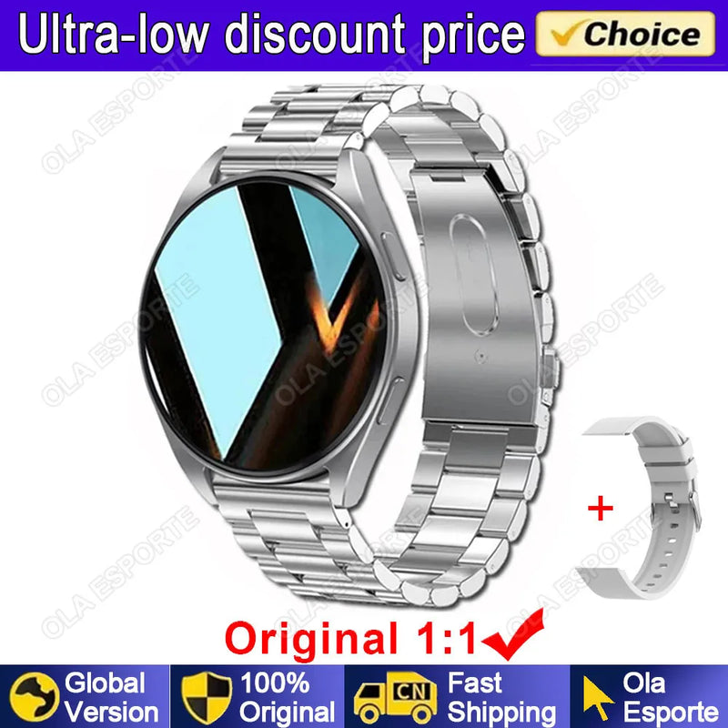 2024 New Bluetooth Call Smart Watch 6 Pro - Heart Rate Monitor, Custom Dials, Sports Smartwatch for Men & Women, Health Tracking & Fitness Features.