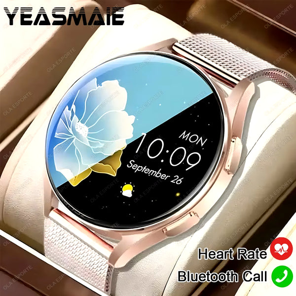 2024 New Smart Watch 6 Pro - Full Touchscreen, Blood Pressure & Blood Oxygen Monitor, Bluetooth Call, Waterproof Smartwatch for Men & Women, Compatible with Android & iOS.