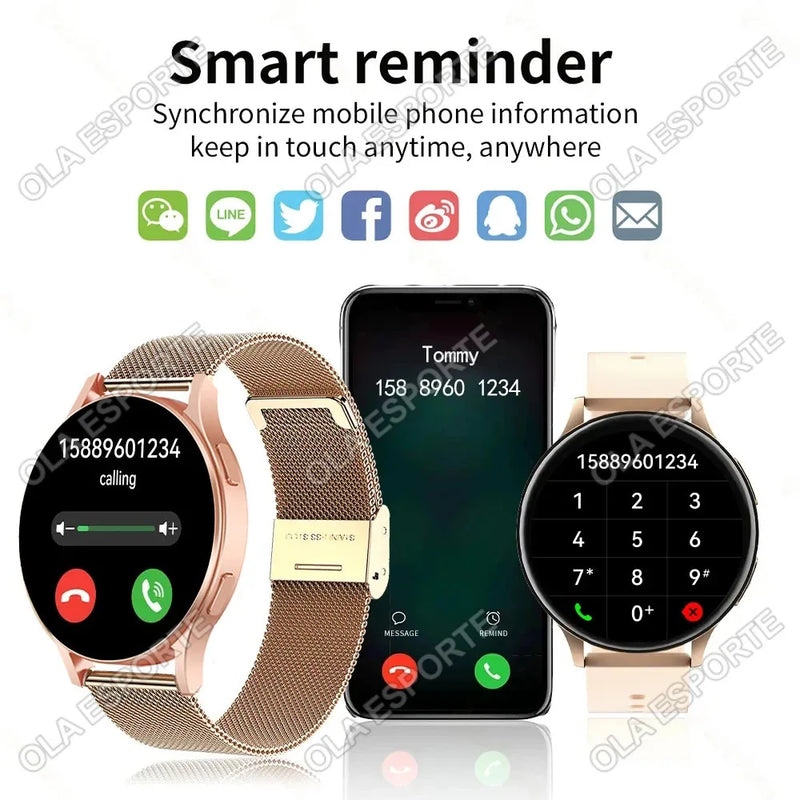 2024 New Bluetooth Call Smart Watch 6 Pro - Heart Rate Monitor, Custom Dials, Sports Smartwatch for Men & Women, Health Tracking & Fitness Features.