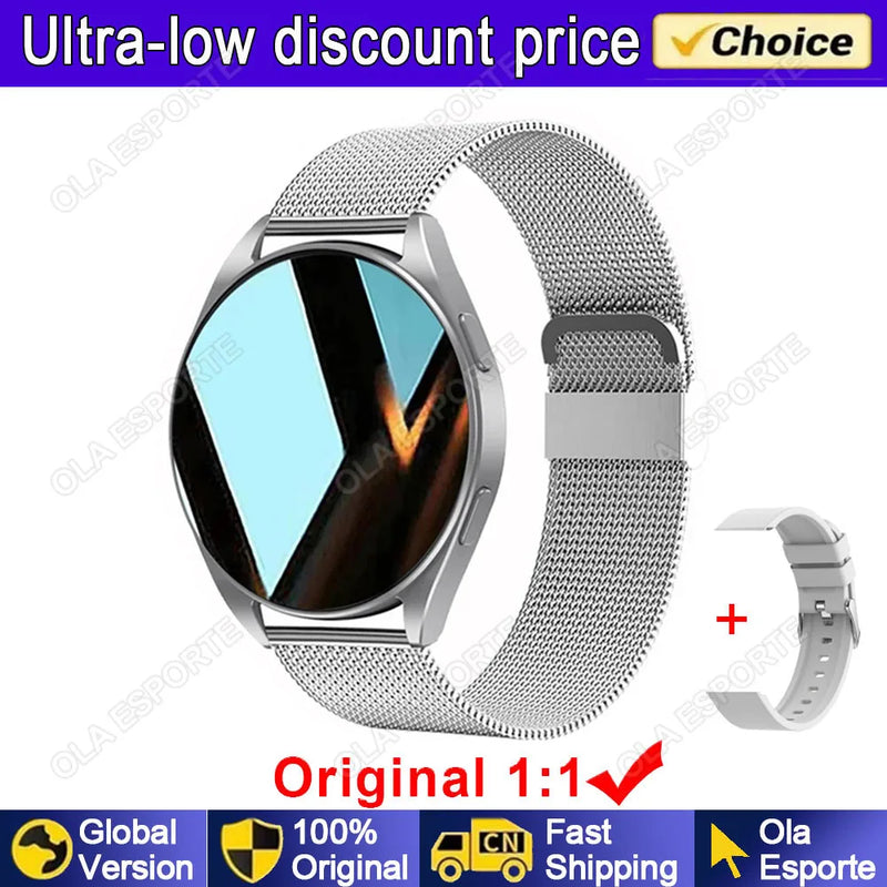 2024 New Bluetooth Call Smart Watch 6 Pro - Heart Rate Monitor, Custom Dials, Sports Smartwatch for Men & Women, Health Tracking & Fitness Features.