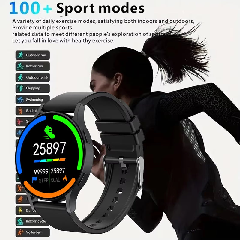 2024 New Bluetooth Call Smart Watch 6 Pro - Heart Rate Monitor, Customizable Dials, Fitness Tracker, Health Monitoring Smartwatch for Men & Women