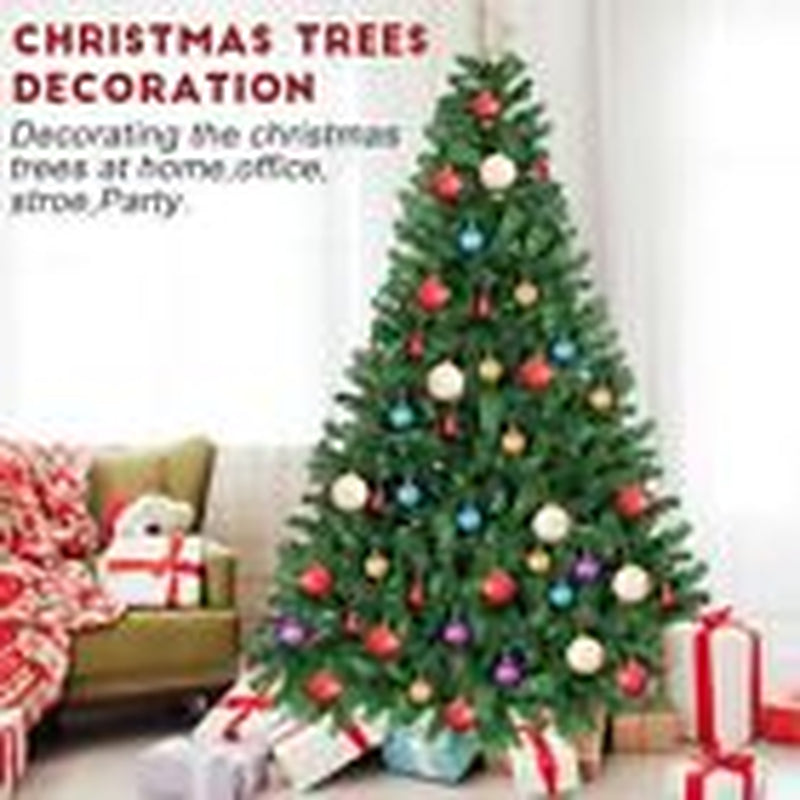 6FT Artificial Christmas Tree with 900 PVC Branch Tips - Realistic Green Tree for Holiday Decorations