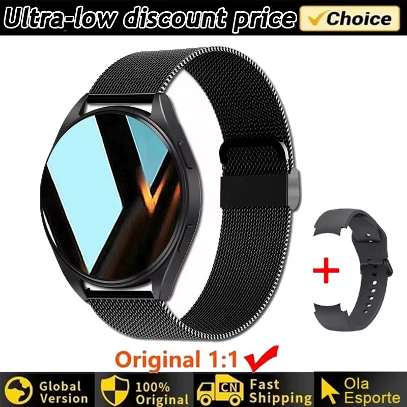 2024 New Bluetooth Call Smart Watch 6 Pro - Heart Rate Monitor, Customizable Dials, Fitness Tracker, Health Monitoring Smartwatch for Men & Women